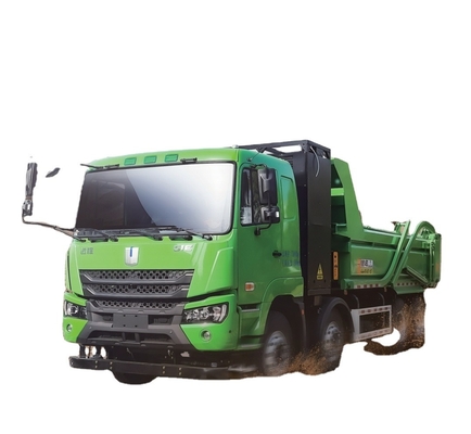 China Geely, bateria CATL, troca de bateria a 282 graus, camião de descarga de lixo elétrico puro 8X4 M7 para transporte de resíduos urbanos