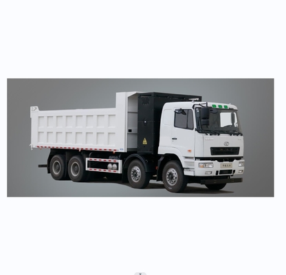 Geely Commercial, bateria CATL com câmbio de bateria a 350 graus, camião de descarga eléctrico puro 8X4 M7 para transporte de resíduos urbanos
