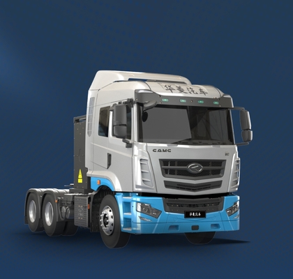 China Remote, versão composta H7, CATL282Kwh câmbio de bateria, 6x4 trator elétrico puro para transporte de curta distância