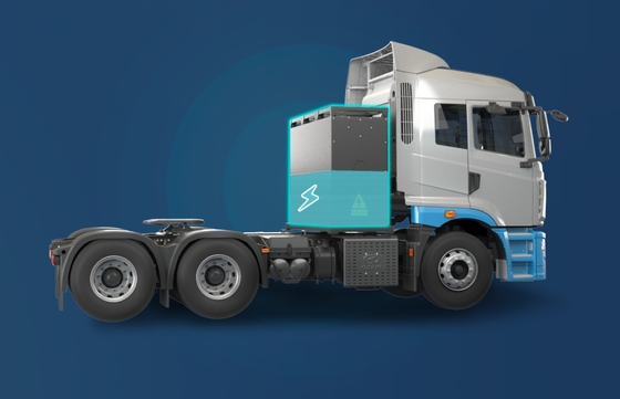 China Remote, versão composta H7, CATL282Kwh câmbio de bateria, 6x4 trator elétrico puro para transporte de curta distância