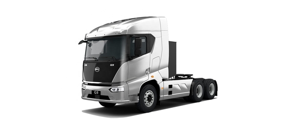 Trator BYD 6x4 de transmissão automática puramente elétrica (versão com carga de 355 graus)