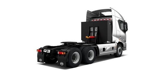 Trator BYD 6x4 de transmissão automática puramente elétrica (versão com carga de 355 graus)