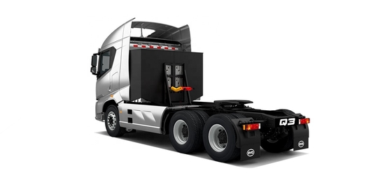 Trator BYD 6x4 de transmissão automática puramente elétrica (versão com carga de 355 graus)