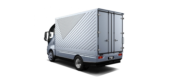 Campeão de vendas Made in China Pure Electric 200KM BYD T5D Box Logistics Vehicle