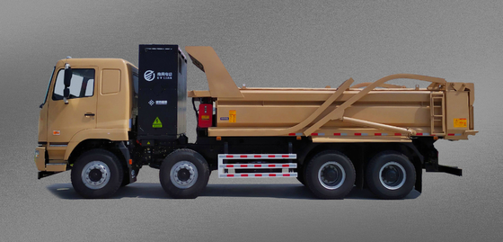 Geely Valin Pure Electric 8x4 Dump Truck Edição de Carregamento 423 kWh