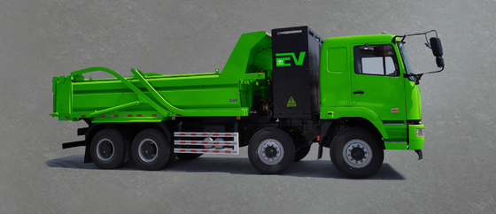 Geely Valin Pure Electric 8x4 Dump Truck Edição de Carregamento 423 kWh