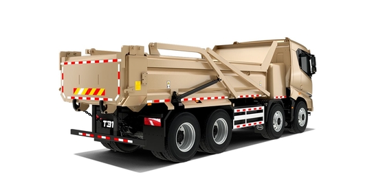 O Rei do Desempenho de Custo: Novo BYD Pure Electric 8x4 Slag Truck Engenharia de Propósito Especial