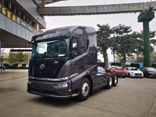 Venda a quente 282 quilowatts-hora de eletricidade, BYD 6x4 tractor elétrico puro dedicado à doca