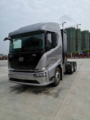 Venda a quente 282 quilowatts-hora de eletricidade, BYD 6x4 tractor elétrico puro dedicado à doca