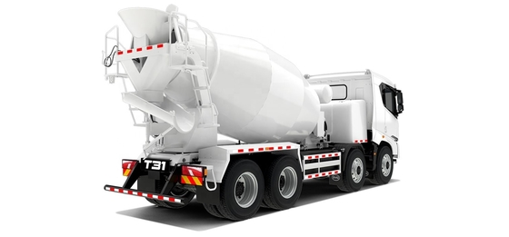 Taxa de desempenho de custo Wang BYD 8x4 veículo de engenharia de grande capacidade de misturador de cimento elétrico puro