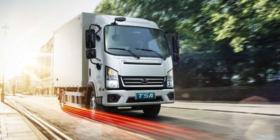 Novo alcance de 240KM BYD T5A Pure Electric Box Logística Veículo Logística da cidade