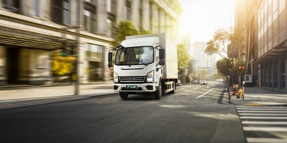 Novo alcance de 240KM BYD T5A Pure Electric Box Logística Veículo Logística da cidade