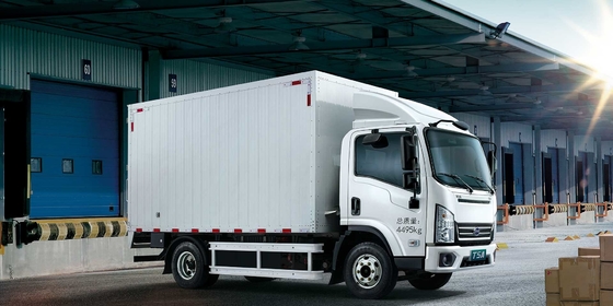 Novo alcance de 240KM BYD T5A Pure Electric Box Logística Veículo Logística da cidade