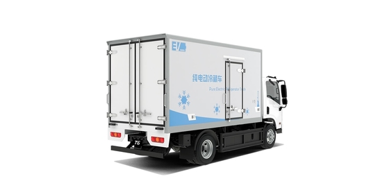 Venda a quente 180KM BYD limpo elétrico frigorífico caixa caminhão entrega cidade