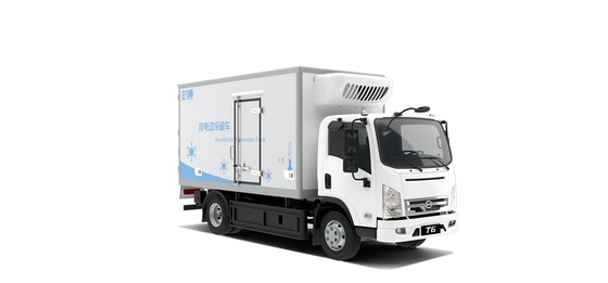Venda a quente 180KM BYD limpo elétrico frigorífico caixa caminhão entrega cidade