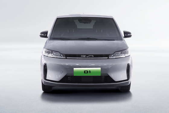 China fez 418KM porta deslizante lateral BYD D1 limpo elétrico sedã carro compartilhado