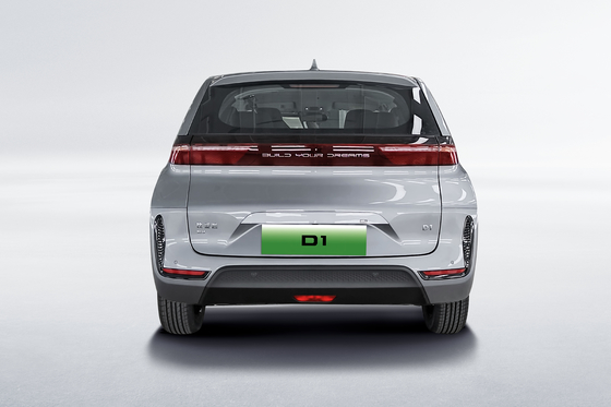 China fez 418KM porta deslizante lateral BYD D1 limpo elétrico sedã carro compartilhado
