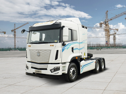 China Remote, versão padrão H7, carregamento CATL423Kwh, tractor elétrico puro 6x4 para transporte de curta distância