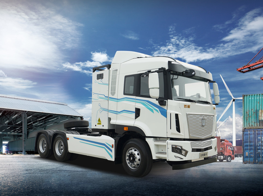 China Remote, versão padrão H7, carregamento CATL423Kwh, tractor elétrico puro 6x4 para transporte de curta distância