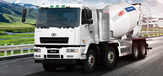 China Geely, versão padrão M7, CATL-350Kwh de carregamento, 12 metros cúbicos, caminhão de mistura de cimento elétrico puro 8x4