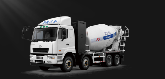 China Geely, versão padrão M7, CATL-350Kwh de carregamento, 12 metros cúbicos, caminhão de mistura de cimento elétrico puro 8x4